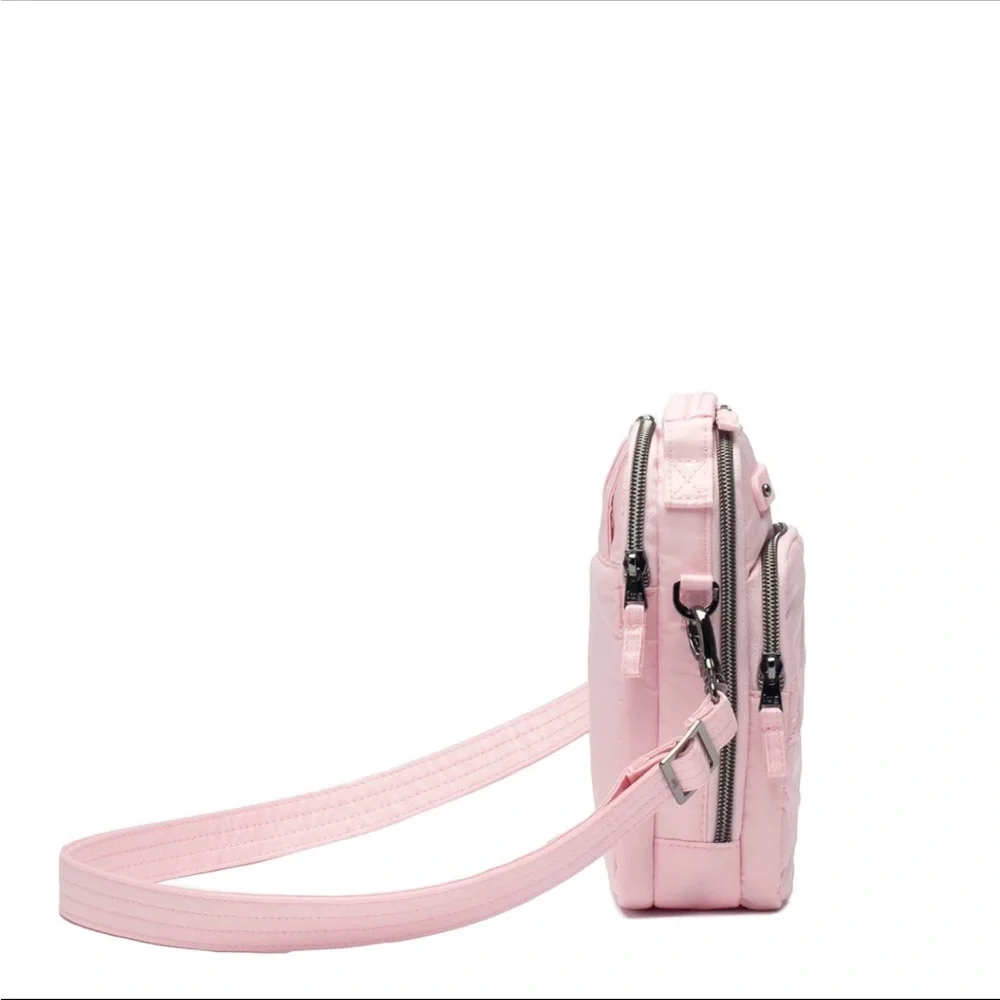 Lug skeeter mini bridge convertible crossbody in BUBBLE PINK - Picture 3 of 6